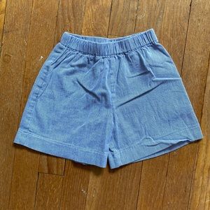 Busy Bees Boys Seersucker Blue Shorts - size 4